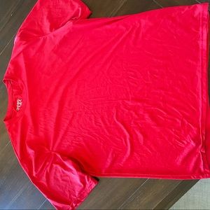 Red Champion brand mens Large athletic performance shirt